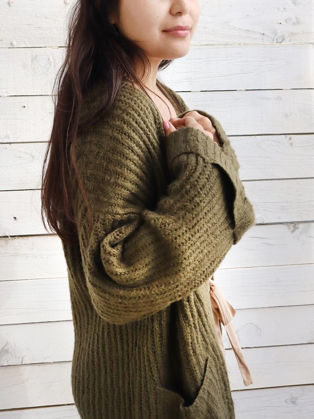 Cardigan de Punto Grueso