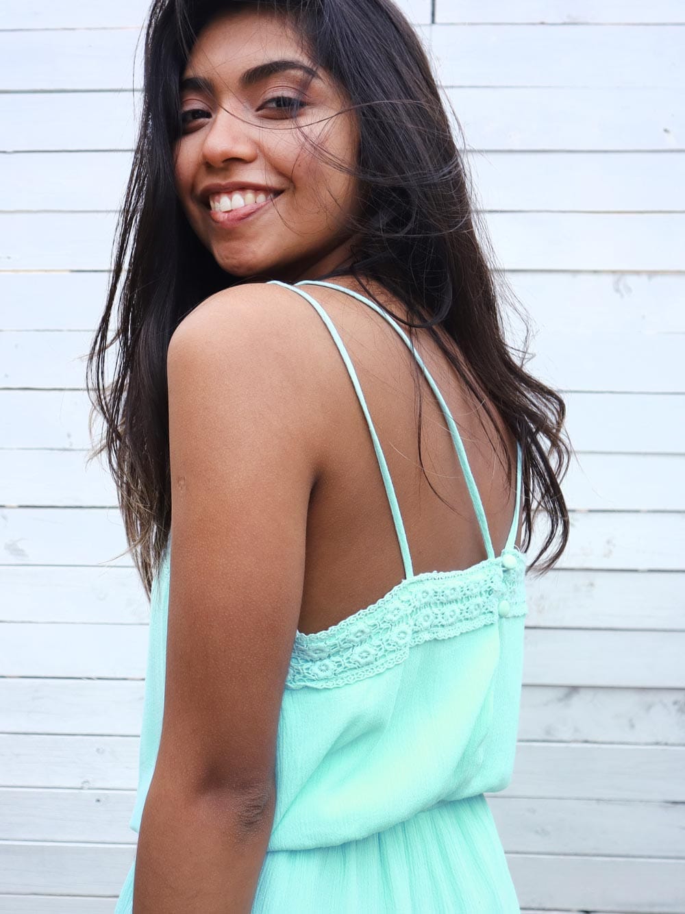 Charlotte Russe — Enterito Veraniego con Crochet · Talla S