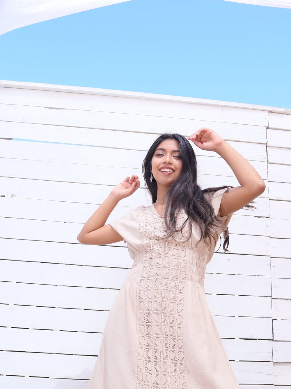Vestido Estilo Artesanal · Talla M