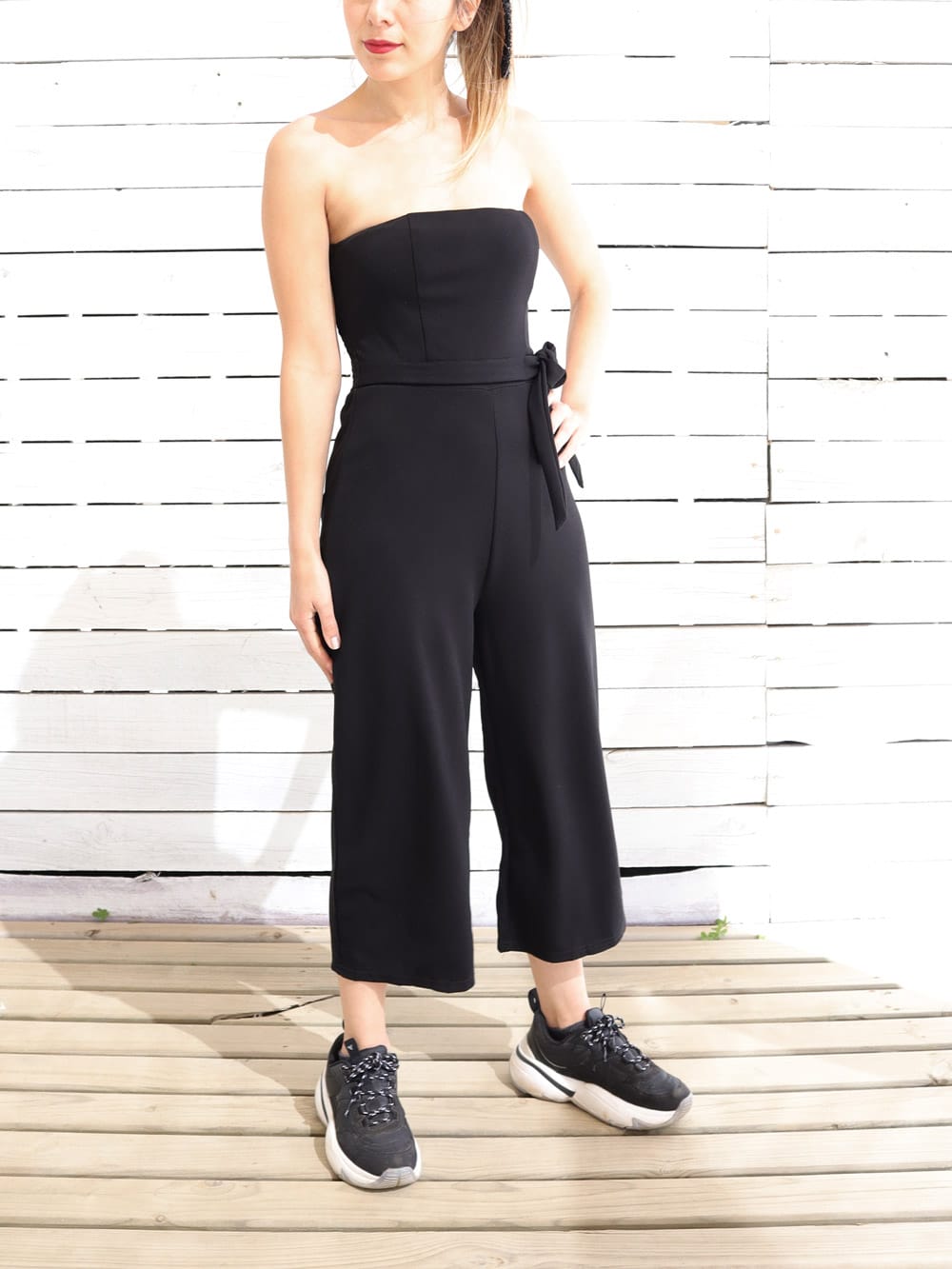 Enterito Strapless con Lazada