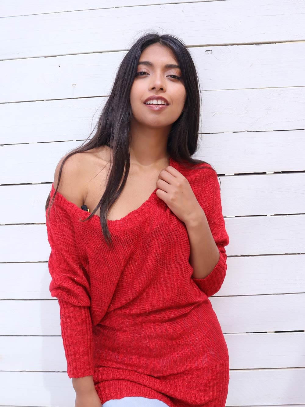Unknown Metallic Knit Sweater Dress Wmn S